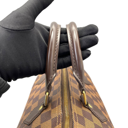 Louis Vuitton Speedy Bandouliere 30 Damier Ebene Brown