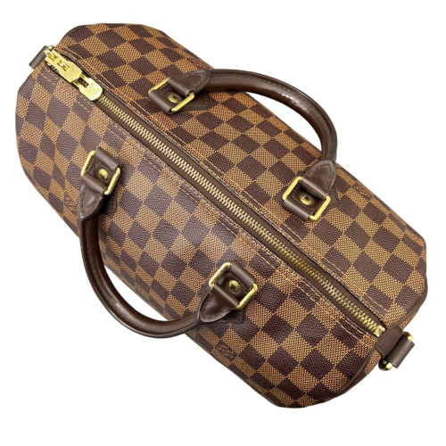Louis Vuitton Speedy Bandouliere 30 Damier Ebene Brown