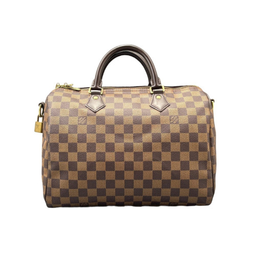 Louis Vuitton Speedy Bandouliere 30 Damier Ebene Brown