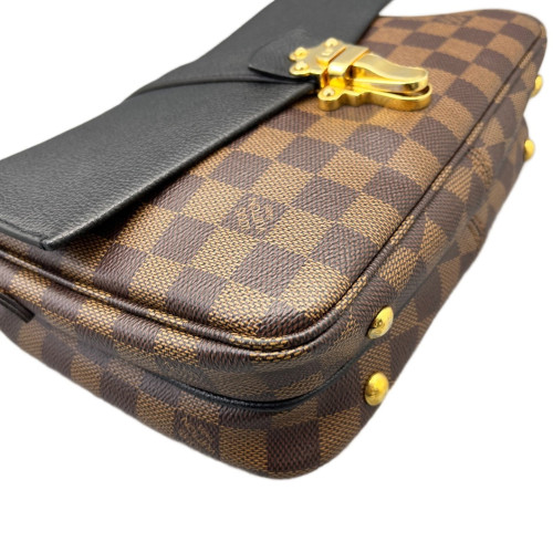 Louis Vuitton Clapton PM Damier Ebene Brown Black Louis Vuitton Clapton PM Damier Ebene Brown Black