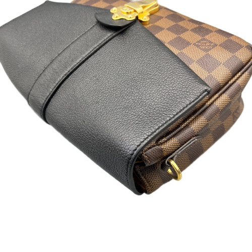 Louis Vuitton Clapton PM Damier Ebene Brown Black Louis Vuitton Clapton PM Damier Ebene Brown Black