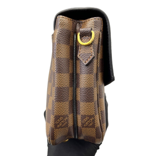 Louis Vuitton Clapton PM Damier Ebene Brown Black Louis Vuitton Clapton PM Damier Ebene Brown Black