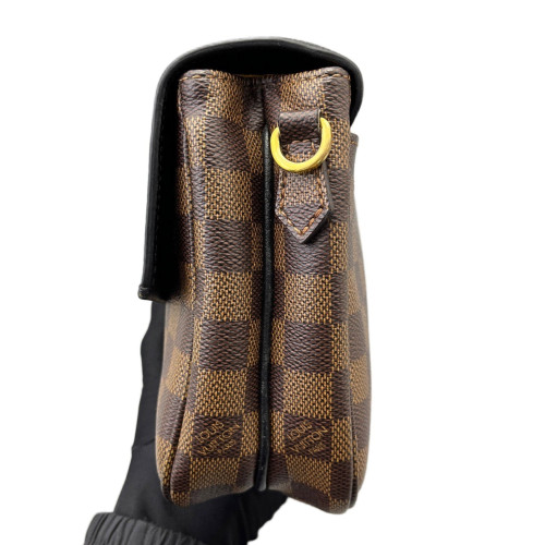 Louis Vuitton Clapton PM Damier Ebene Brown Black Louis Vuitton Clapton PM Damier Ebene Brown Black