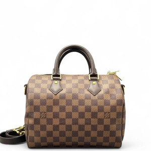 Louis Vuitton Speedy Bandouliere 25 Damier Ebene Brown Louis Vuitton Speedy Bandouliere 25 Damier Ebene Brown