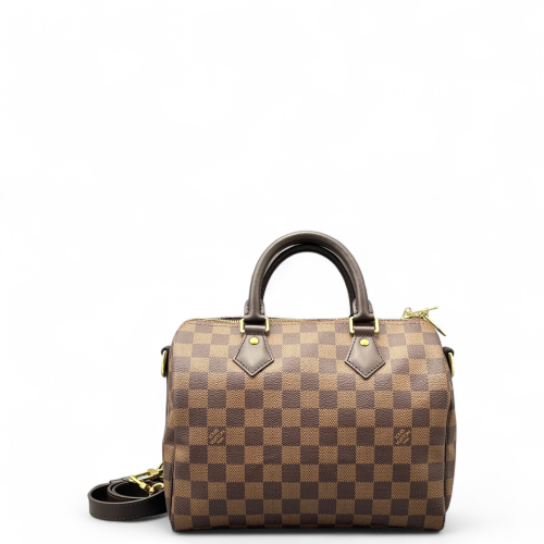 Louis Vuitton Speedy Bandouliere 25 Damier Ebene Brown