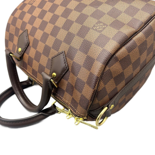 Louis Vuitton Speedy Bandouliere 25 Damier Ebene Brown