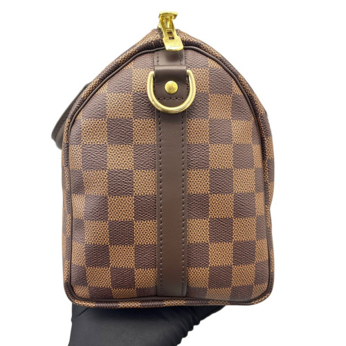 Louis Vuitton Speedy Bandouliere 25 Damier Ebene Brown