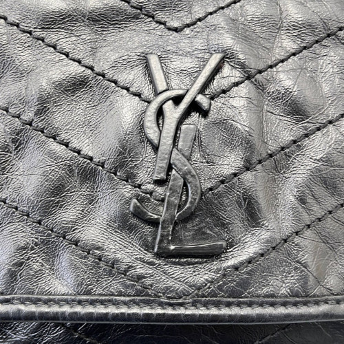 Yves Saint Laurent Baby Niki Chain Calfskin Black