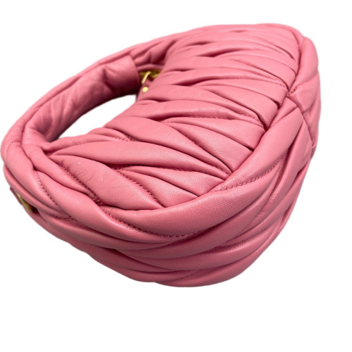 Miu Miu Hobo Crumpled Lambskin Pink