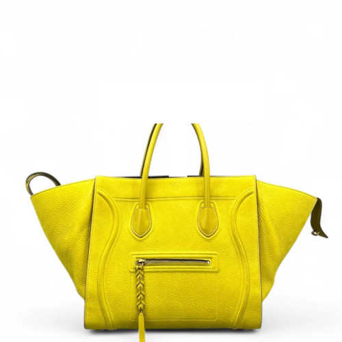 Celine Medium Big Bag Suede Yellow Celine Medium Big Bag Suede Yellow