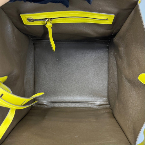 Celine Medium Big Bag Suede Yellow Celine Medium Big Bag Suede Yellow