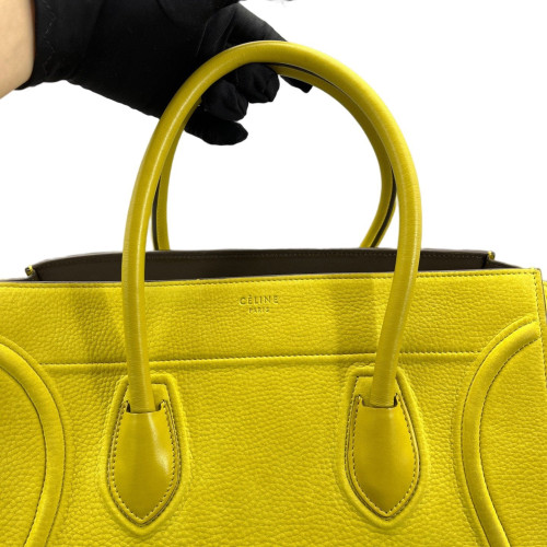 Celine Medium Big Bag Suede Yellow Celine Medium Big Bag Suede Yellow
