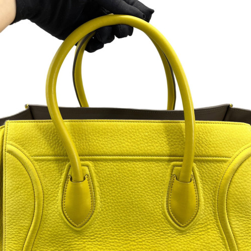 Celine Medium Big Bag Suede Yellow Celine Medium Big Bag Suede Yellow