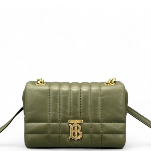 Burberry Small Lola Crossbody Bag Calfskin Kaki