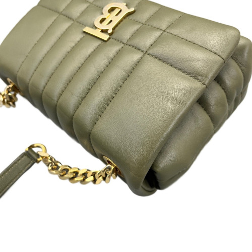 Burberry Small Lola Crossbody Bag Calfskin Kaki