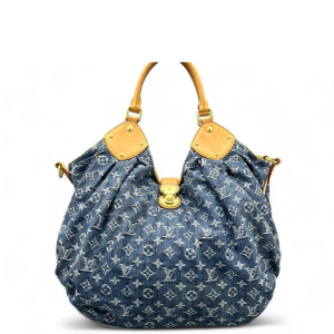 Louis Vuitton Mahina L Denim Monogram Blue