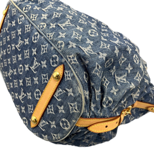 Louis Vuitton Mahina L Denim Monogram Blue Louis Vuitton Mahina L Denim Monogram Blue