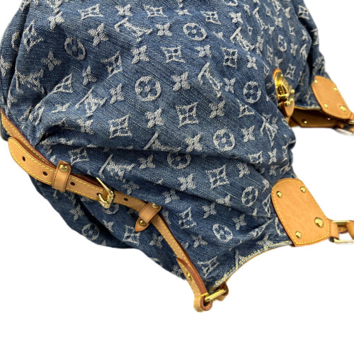 Louis Vuitton Mahina L Denim Monogram Blue Louis Vuitton Mahina L Denim Monogram Blue