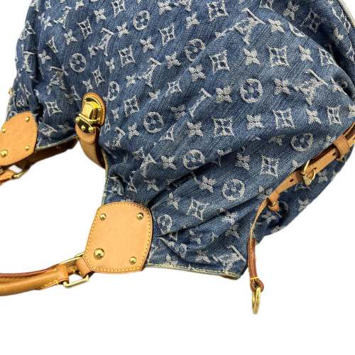 Louis Vuitton Mahina L Denim Monogram Blue Louis Vuitton Mahina L Denim Monogram Blue