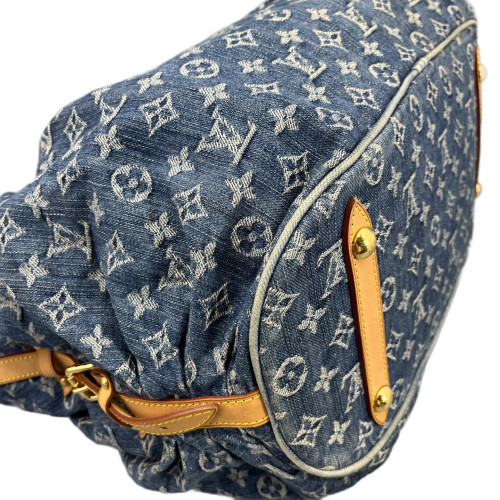 Louis Vuitton Mahina L Denim Monogram Blue Louis Vuitton Mahina L Denim Monogram Blue