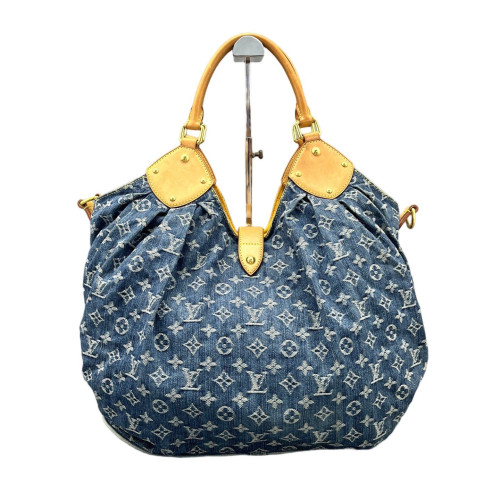 Louis Vuitton Mahina L Denim Monogram Blue Louis Vuitton Mahina L Denim Monogram Blue