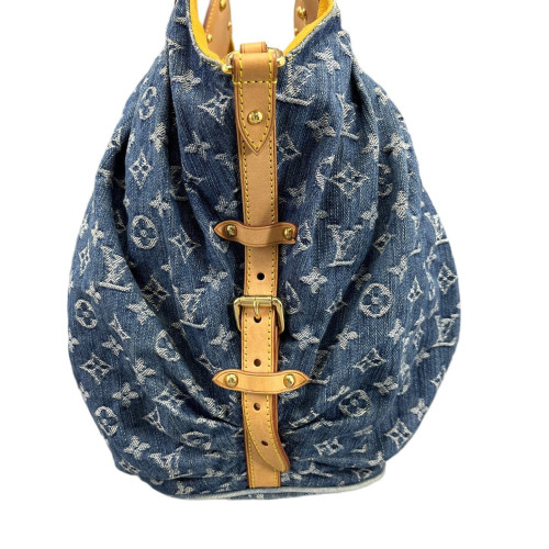 Louis Vuitton Mahina L Denim Monogram Blue Louis Vuitton Mahina L Denim Monogram Blue