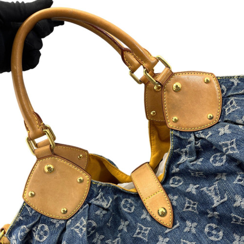 Louis Vuitton Mahina L Denim Monogram Blue Louis Vuitton Mahina L Denim Monogram Blue