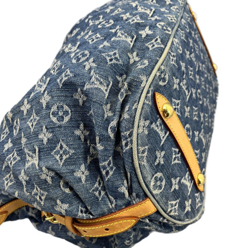 Louis Vuitton Mahina L Denim Monogram Blue Louis Vuitton Mahina L Denim Monogram Blue