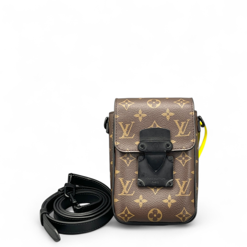 Louis Vuitton S Lock Wearable Wallet Monogram Brown Black
