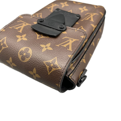 Louis Vuitton S Lock Wearable Wallet Monogram Brown Black