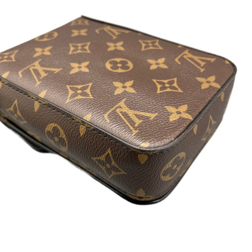 Louis Vuitton S Lock Wearable Wallet Monogram Brown Black