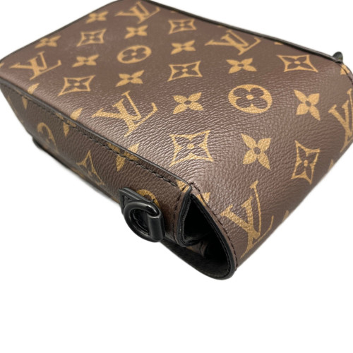 Louis Vuitton S Lock Wearable Wallet Monogram Brown Black