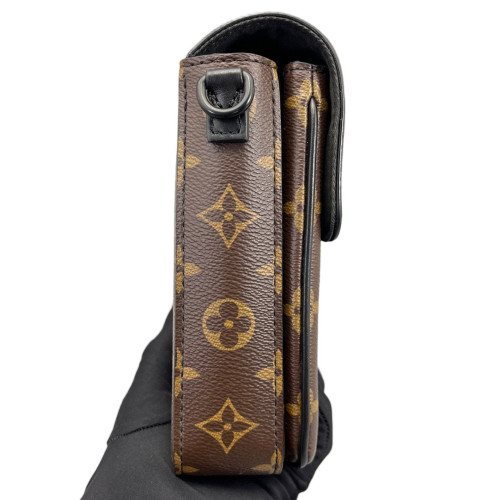 Louis Vuitton S Lock Wearable Wallet Monogram Brown Black