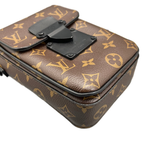 Louis Vuitton S Lock Wearable Wallet Monogram Brown Black
