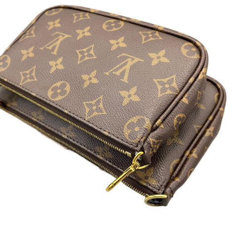 Louis Vuitton Multi Pochette Accessories Monogram Brown Green