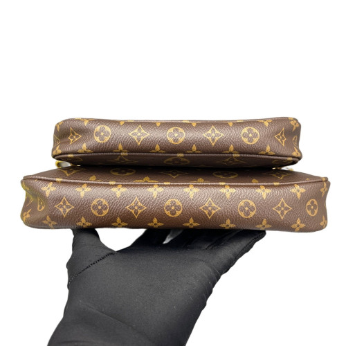 Louis Vuitton Multi Pochette Accessories Monogram Brown Green