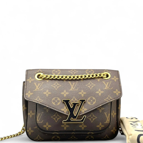 Louis Vuitton Passy Chain Shoulder Bag Monogram Brown Louis Vuitton Passy Chain Shoulder Bag Monogram Brown