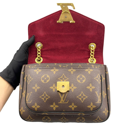 Louis Vuitton Passy Chain Shoulder Bag Monogram Brown Louis Vuitton Passy Chain Shoulder Bag Monogram Brown