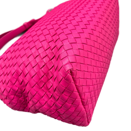 Bottega Veneta Medium Garda Tote Calfskin Intrecciato Rose