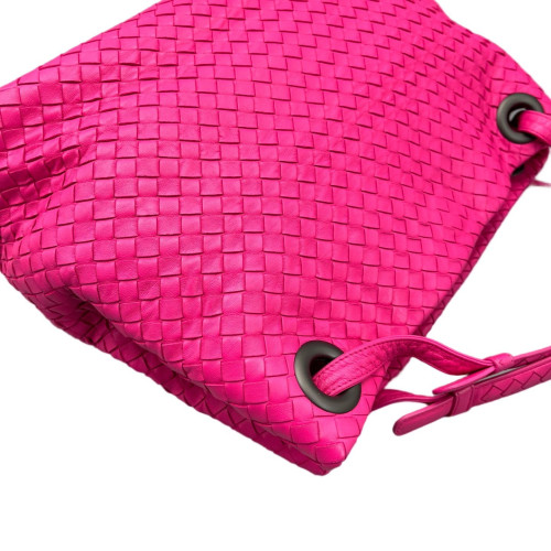 Bottega Veneta Medium Garda Tote Calfskin Intrecciato Rose