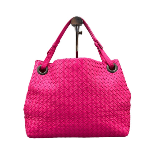 Bottega Veneta Medium Garda Tote Calfskin Intrecciato Rose