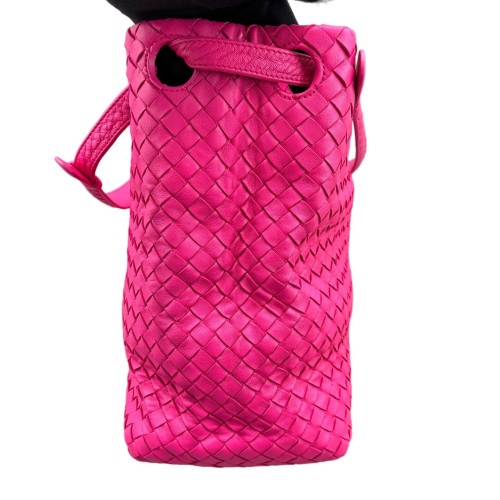 Bottega Veneta Medium Garda Tote Calfskin Intrecciato Rose