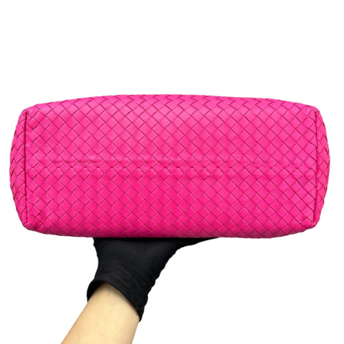 Bottega Veneta Medium Garda Tote Calfskin Intrecciato Rose