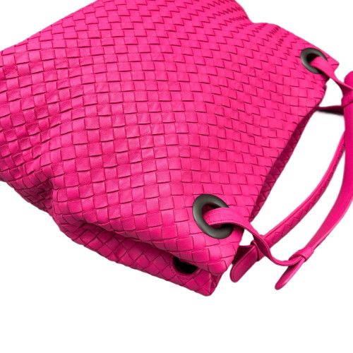 Bottega Veneta Medium Garda Tote Calfskin Intrecciato Rose