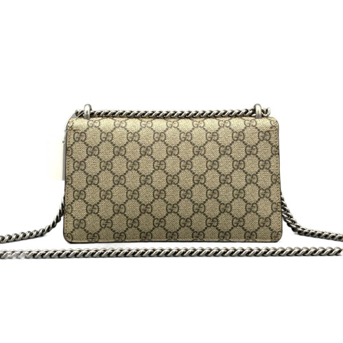 Gucci Meium Dionysus GG Supreme Monogram Camel