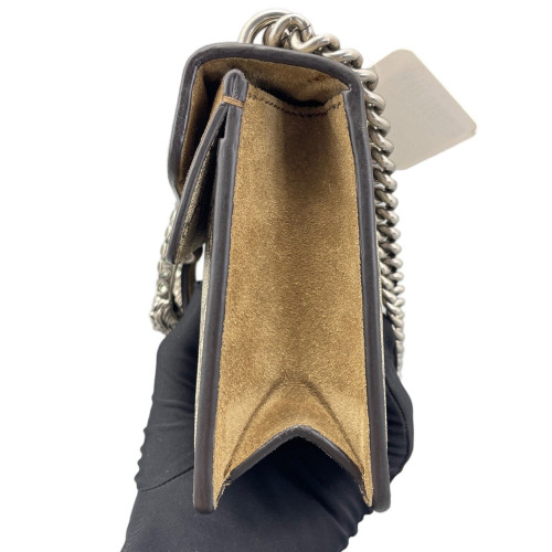 Gucci Meium Dionysus GG Supreme Monogram Camel