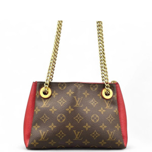 Louis Vuitton Surene BB Monogram Brown Red Louis Vuitton Surene BB Monogram Brown Red