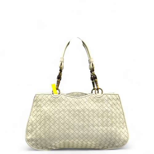 Bottega Veneta Handbag Calfskin Intrecciato White