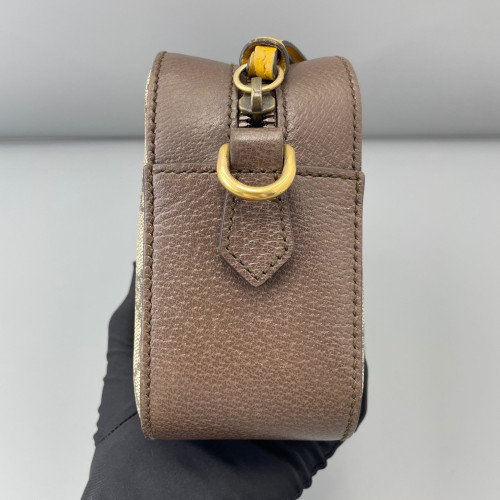 Gucci Neo Vintage Shoulder Bag GG Supreme Monogram Beige Ebony