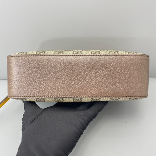 Gucci Neo Vintage Shoulder Bag GG Supreme Monogram Beige Ebony